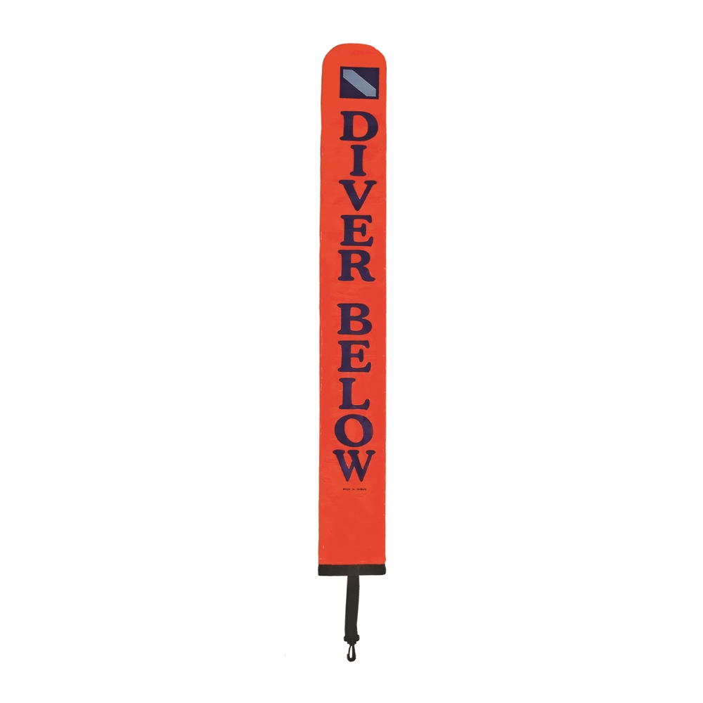 Scuba Diver Signal Tube Marker Buoy with Inflator and Safety Whistle