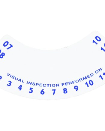 Curved VIP sticker with 2 color imprint