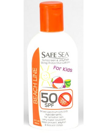 Safe Sea Sting Lotion with SPF 50 for kids