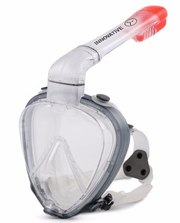 Full Face Snorkel Mask - Gray L/XL