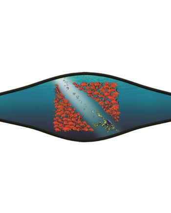 Picture Strap-Wrapper - Red Fish Flag with Frog