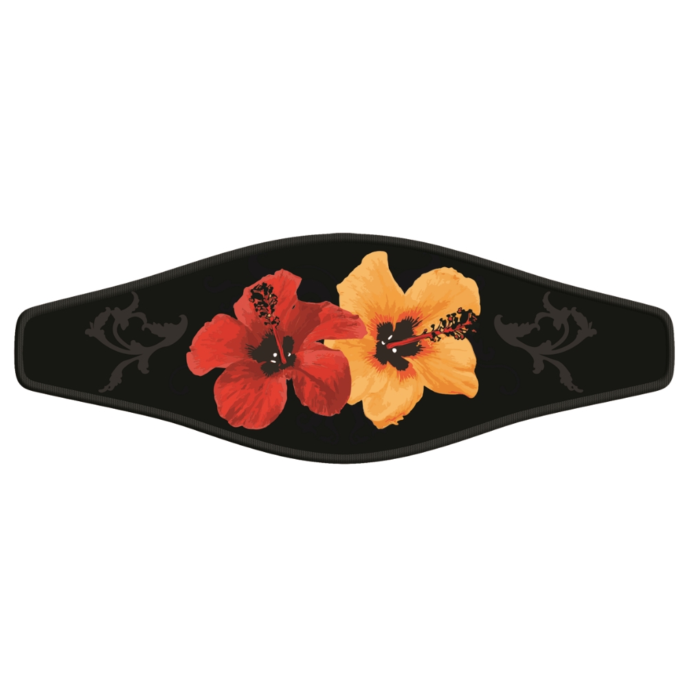 Picture Buckle Strap - Hibiscus - Yellow